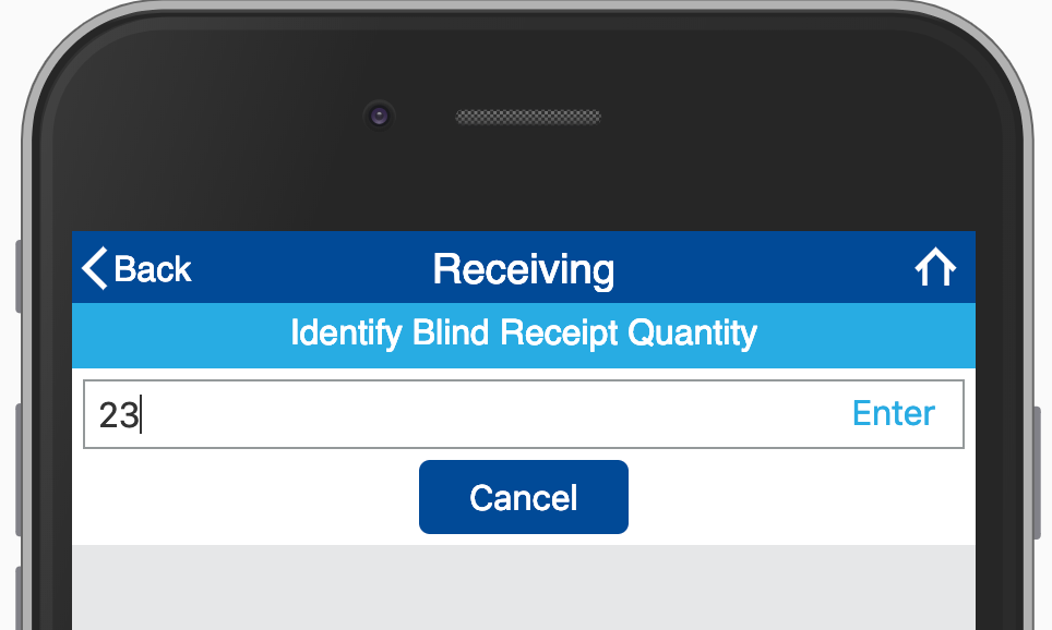 Blind Receiving without an ASN